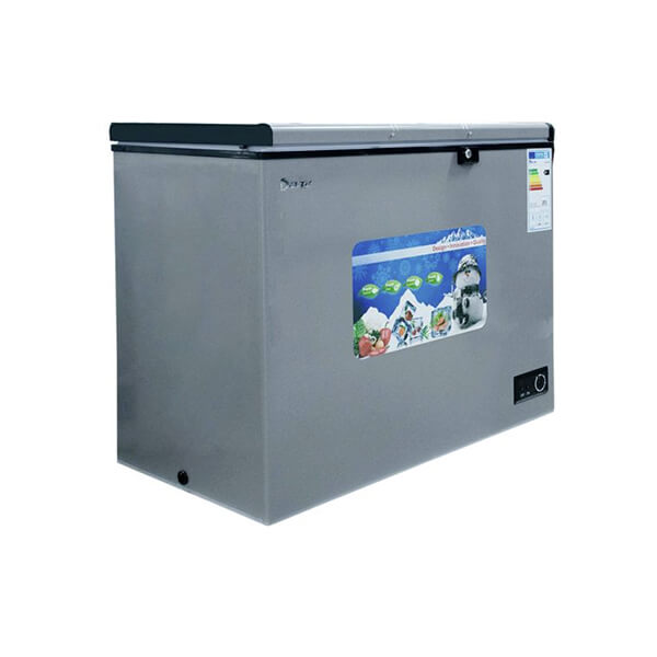 congélateur coffre Delta 360L - Vue de face, design robuste et élégant