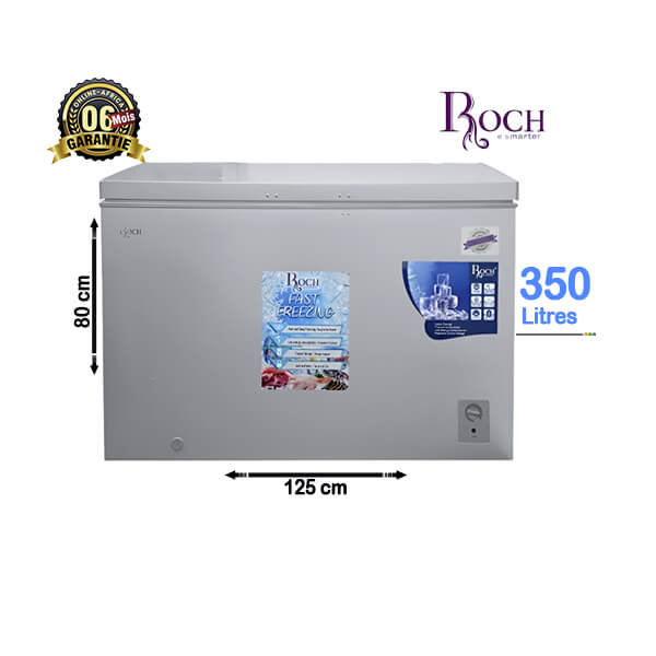 Congélateur coffre ROCH 350L - Vue de face, design robuste et élégant