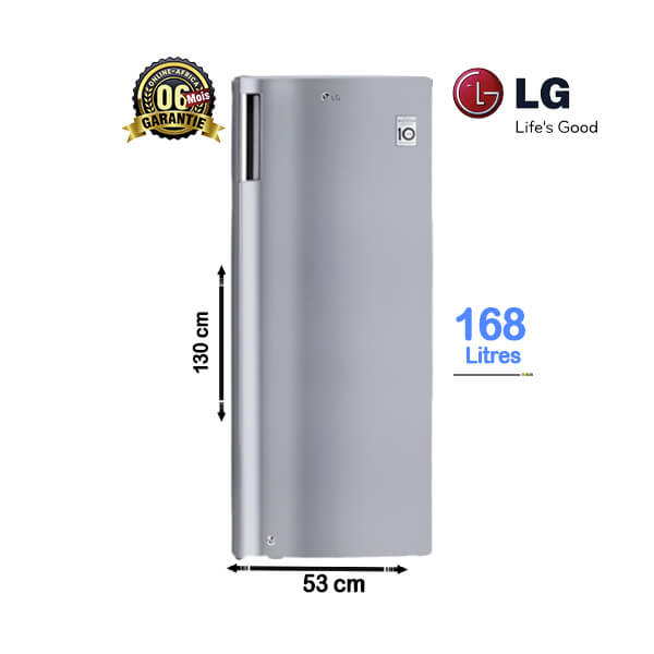 Congélateur Vertical LG 168L - Vue d'ensemble.