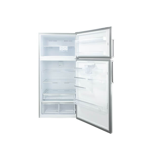 Intérieur spacieux du réfrigérateur Fiabtec 575L avec les étagères réglables
