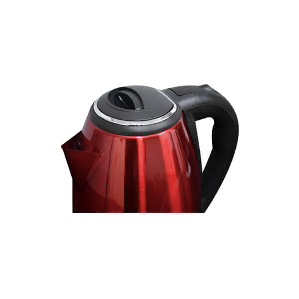 Bouilloire Électrique Royal Swiss 1.8L Vue de face, design élégant en acier inoxydable