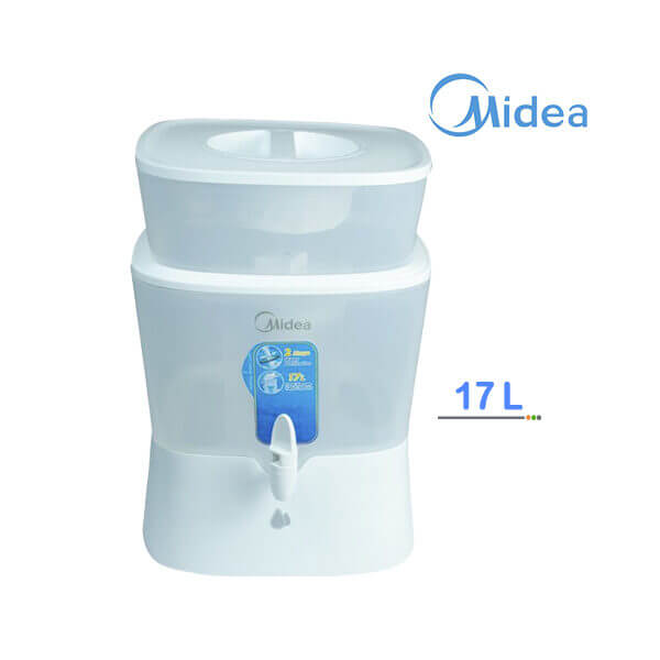 Image de l'eau filtrée par le Filtre à Eau Midea 17L