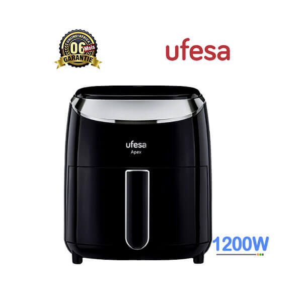 Friteuse à Air Ufesa 1200W Vue de face, design compact et moderne