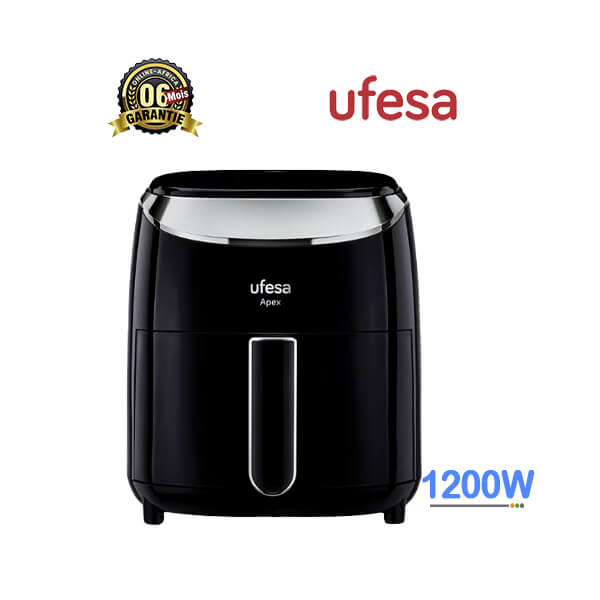 Friteuse à Air Ufesa 1200W Vue de face, design compact et moderne