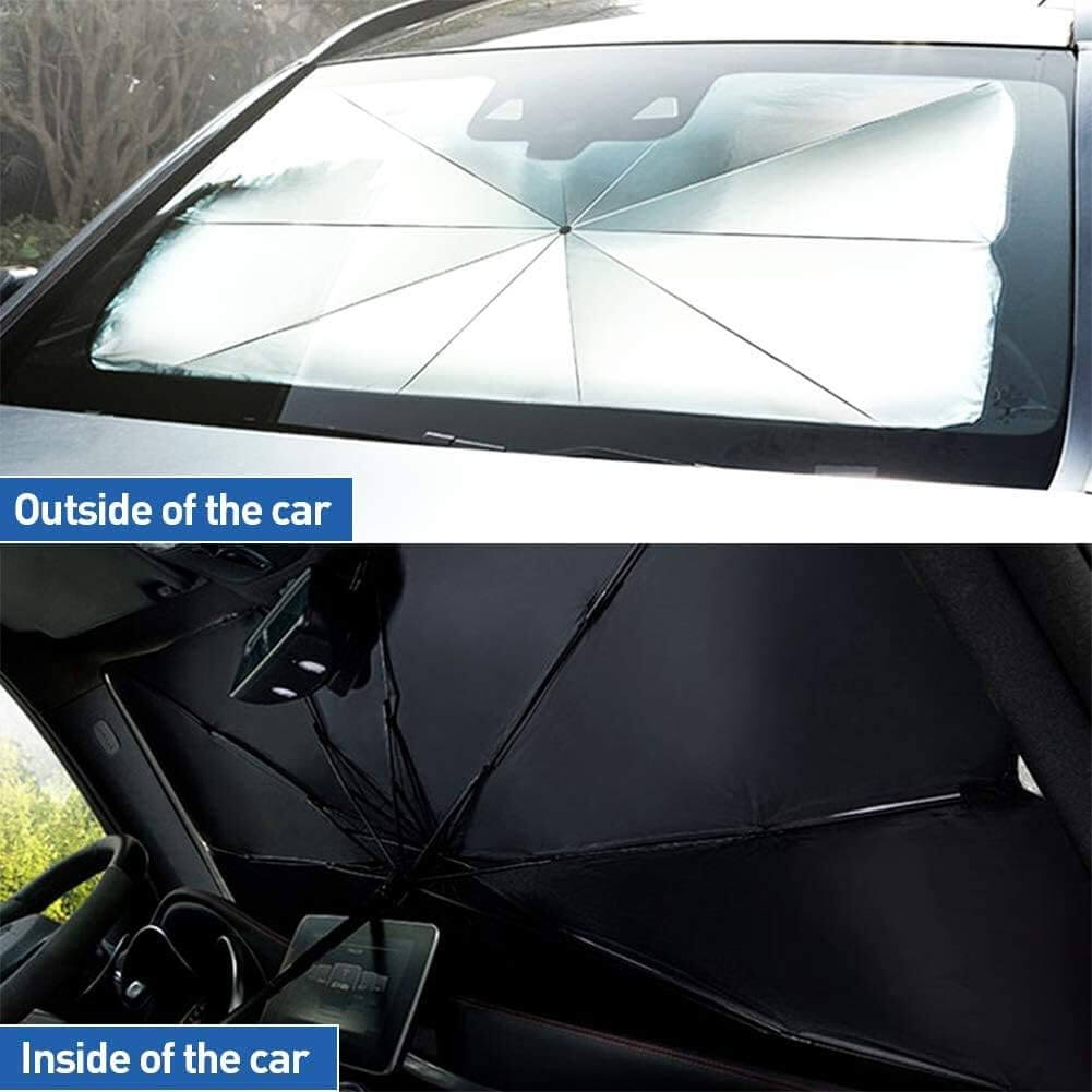 Pare-soleil pliable pour pare-brise de voiture, protection UV, isolation thermique, pour pare-brise de voiture, camion, voiture (grand modèle) – Image 6