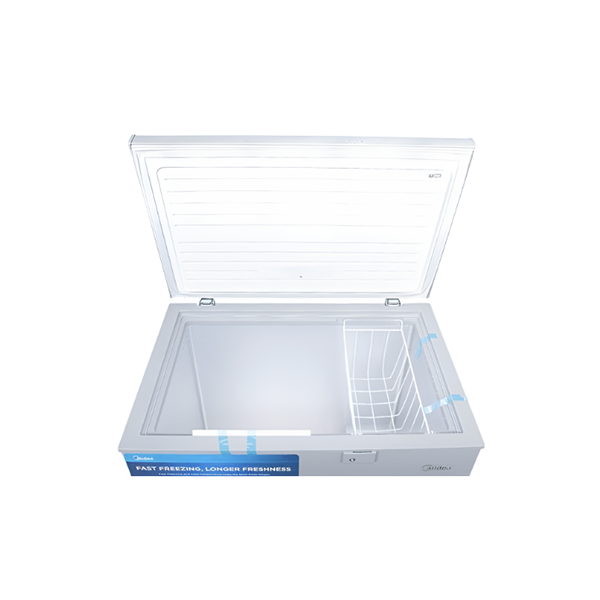 Congélateur Coffre Midea 198L - Vue intérieur.