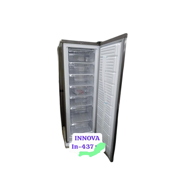 Congélateur Vertical INNOVA 350L - vue de l'intérieur.