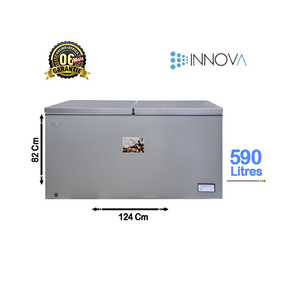 Congélateur Coffre Innova 590L - Vue d'ensemble.