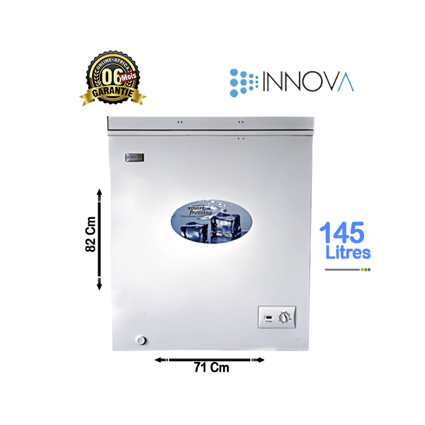 Congélateur Coffre Innova 145L - Vue d'ensemble.
