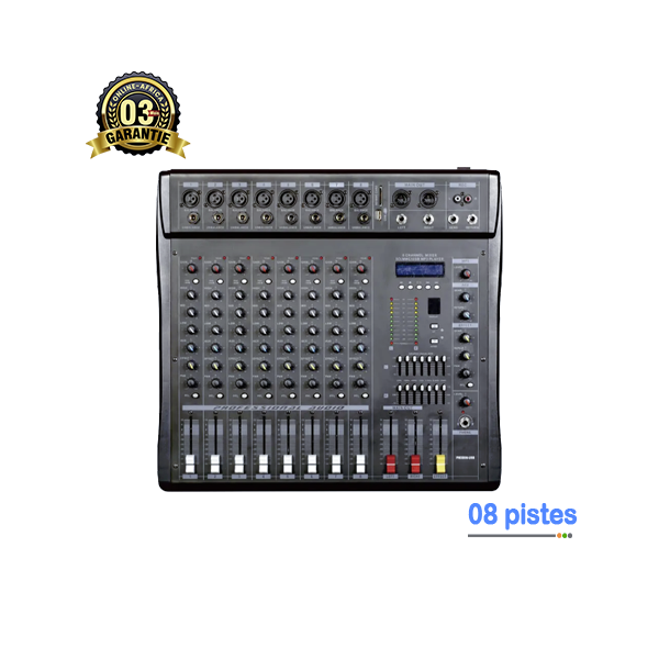 Mixeur Yamaha PMX808D 8 pistes