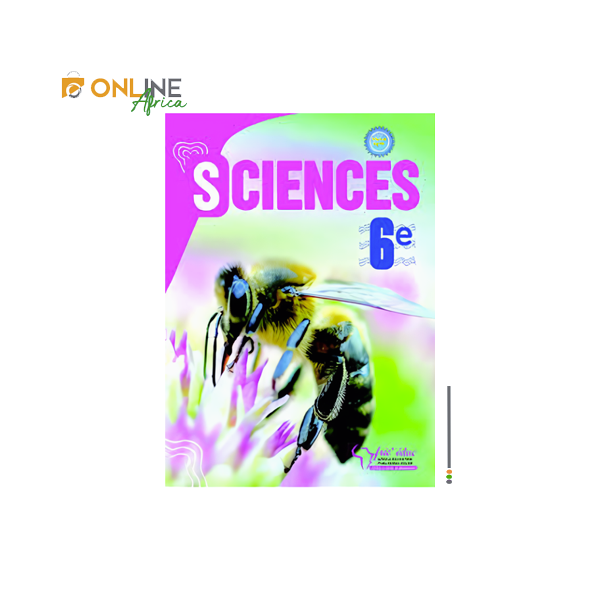 Couverture du manuel scolaire Sciences 6ème Africa Education.