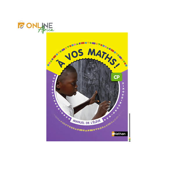 Couverture du livre À vos Maths CP Nathan – manuel scolaire illustré