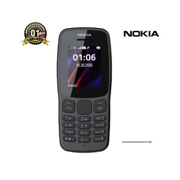 Nokia 106 double SIM vue de face