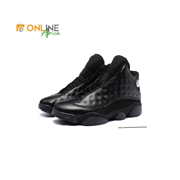 Paire de baskets montantes noires pour homme et femme