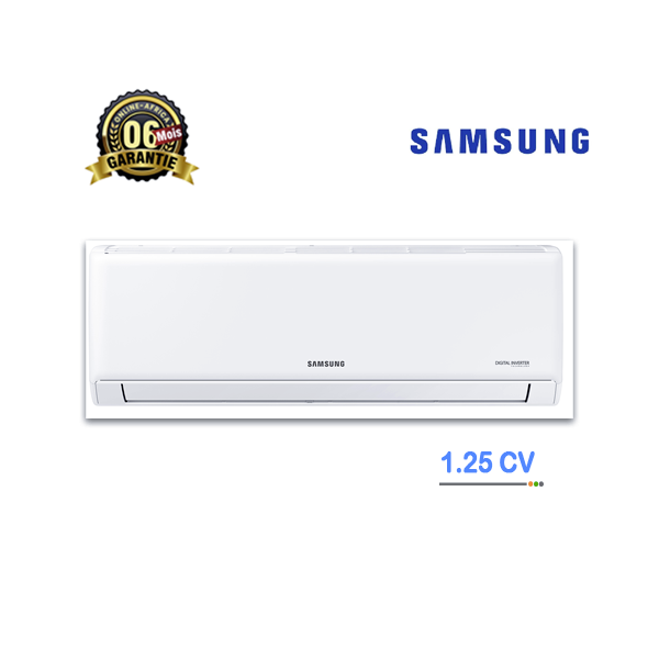 Image du climatiseur mural Samsung AR09BVHGAWK/AF en vue frontale