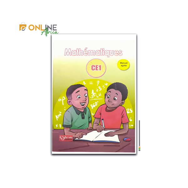 Couverture du livre de maths CE1 Africa Education, avec illustrations colorées