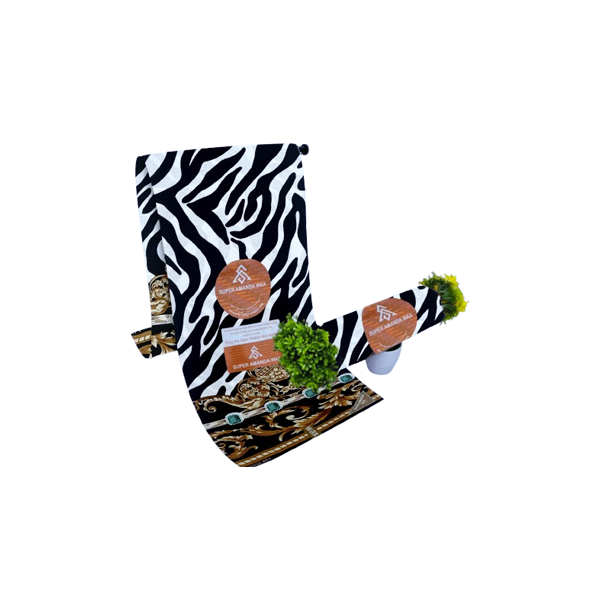 Tissu africain premium motif animalier pour couture et décoration