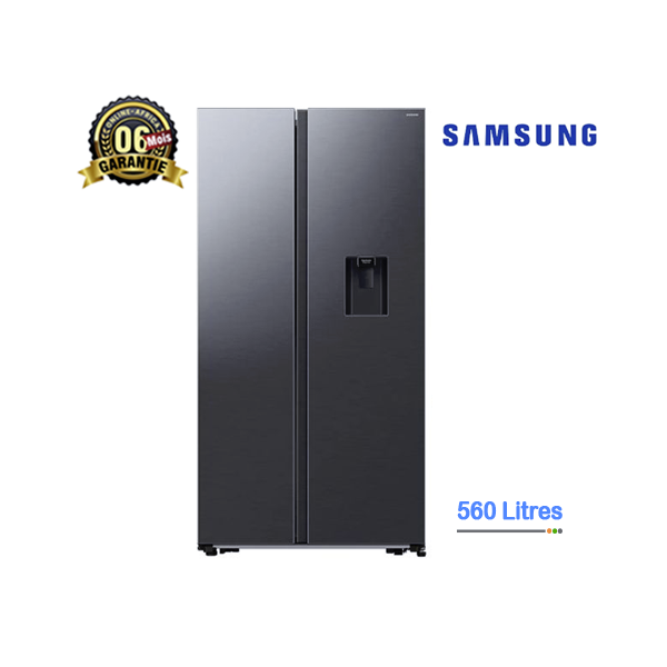 Réfrigérateur américain Samsung RS57DG4100B4GH 120 cm noir avec distributeur d’eau