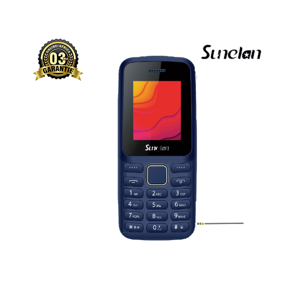 Téléphone classique Sunelan S101 avec double SIM et clavier ergonomique