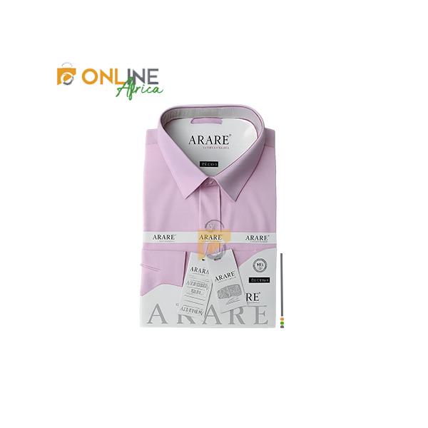 Chemise d’entreprise élégante Arare en coton fin italien, coupe ajustée.